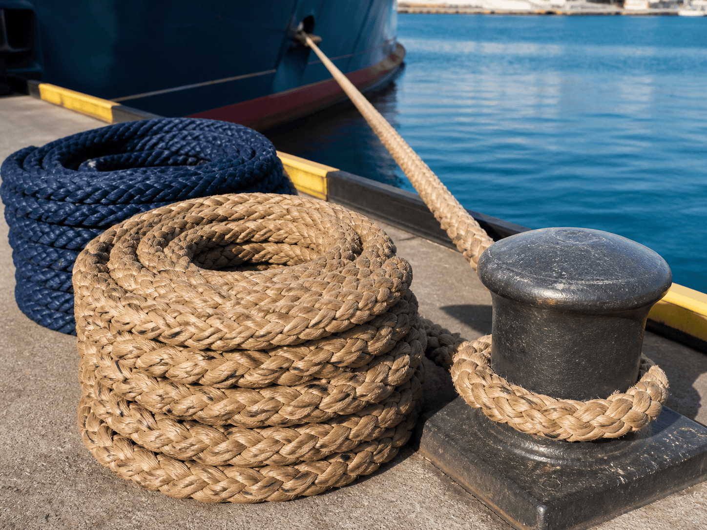 mooring ropes